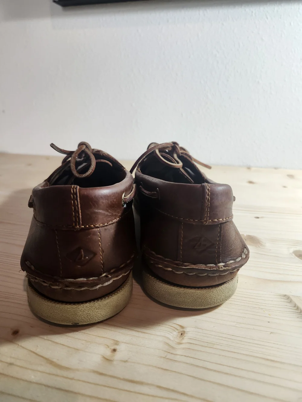Sperry Gold Cup  Brown Leather 2-Eye Boat Shoe Men's 12